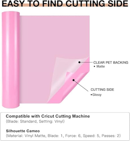 Pink Permanent Vinyl (40 Sq Ft)