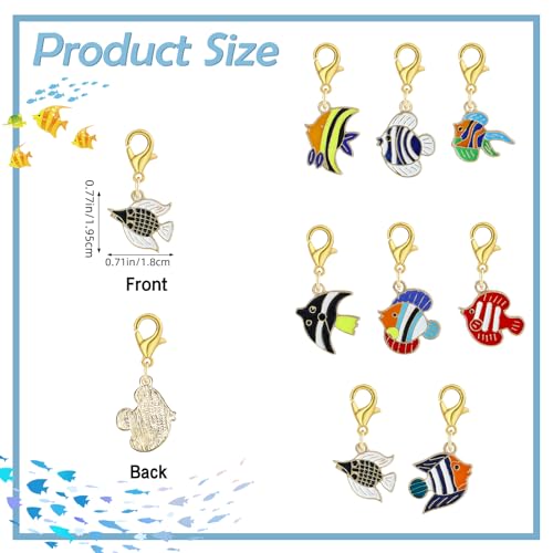 Fish Knitting Stitch Markers for Crocheting (16 Count)