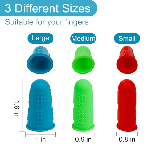12 Pcs Silicone Hot Glue Gun Finger Caps (12 Count)