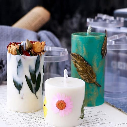 4 Pack Round Candle Resin & Chocolate Silicone Mold