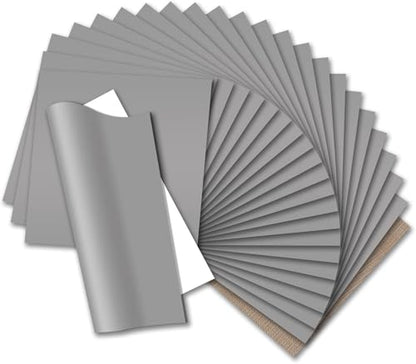 Silver HTV Heat Transfer Vinyl (24 Count)