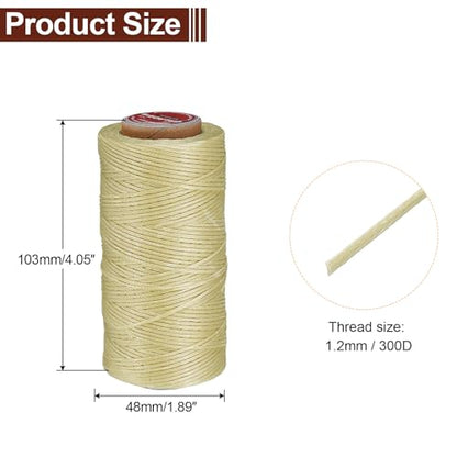 Flat Leather Sewing Waxed Thread