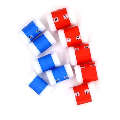 10 Pcs 2 Sizes Plastic Knit Counter Knitting Crochet Stitch Marker Row Counter for Recording The Number of Weaving Rows