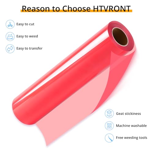 Red HTV Heat Transfer Vinyl (35 Foot)