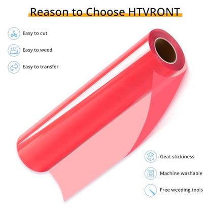 Red HTV Heat Transfer Vinyl (35 Foot)