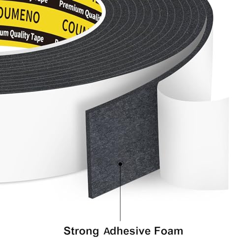 Black Foam Tape Weather Stripping Sealing Sponge
