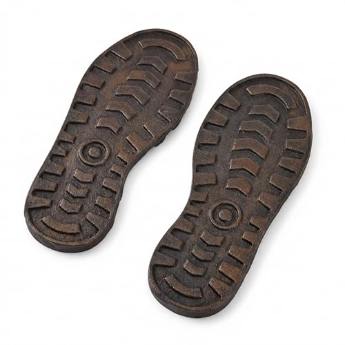 Lulu Décor Cast Iron Footprint Stepping Stone