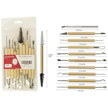 11 Pcs Pottery & Clay Sculpting Tools