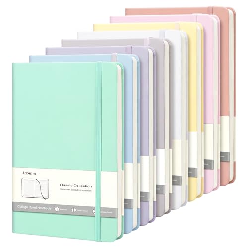 8 Pack Lined Journal Notebooks for Work