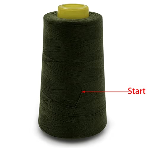 4 Cones of 3000 Yards Each Spool Thread for All Purpose (36000 Foot)