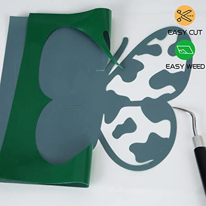 RENLITONG 3D Puff HTV Rolls Heat Transfer Vinyl