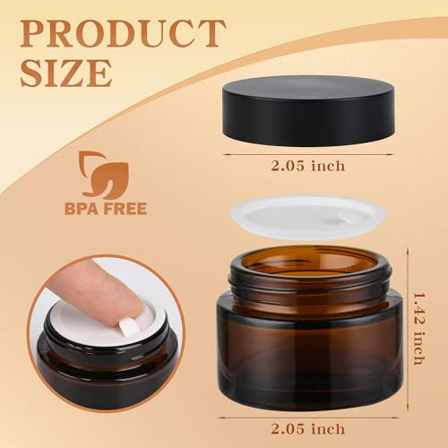 Glass Jars with Lids (24 Count)