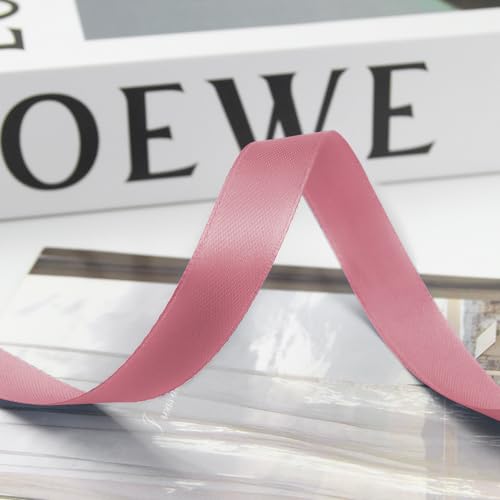 5 8 Inch 100 Yards Satin Ribbon Dusty Pink (300 Foot)