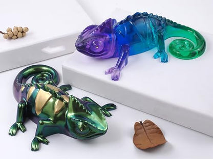 Lizard Animal Cylinder Candle & Resin Mold