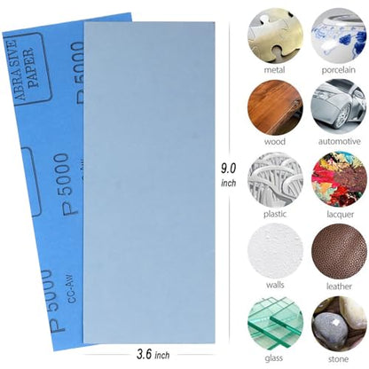 9x3.6 inch Sandpaper (30 Count)