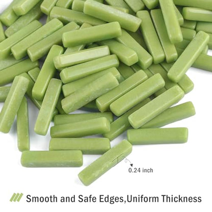 Green Mosaic Tiles for Crafts Bulk (5.29 Ounce)