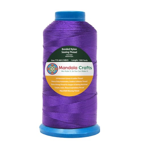 Size 69 210D T70 Violet Bonded Nylon Thread
