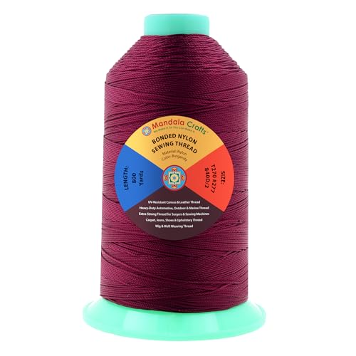 Size 277 840D T270 Burgundy Bonded Nylon Thread