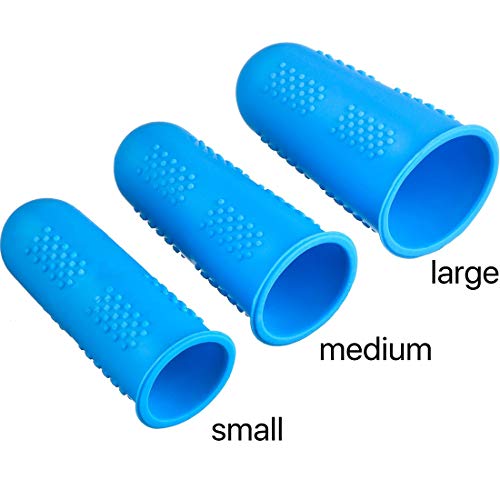 12 Pieces Silicone Hot Glue Gun Finger Caps