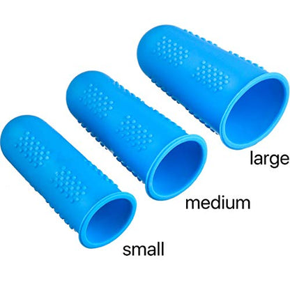 12 Pieces Silicone Hot Glue Gun Finger Caps