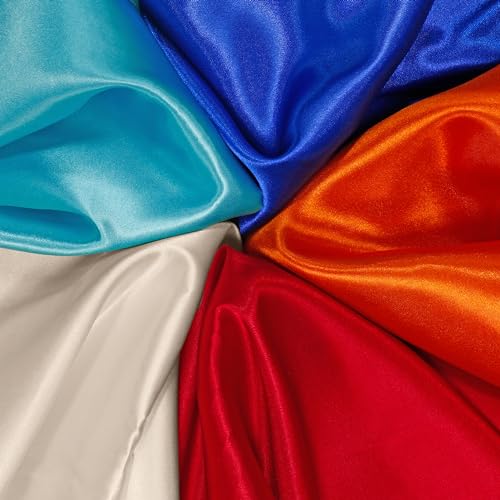 Beige Satin Fabric