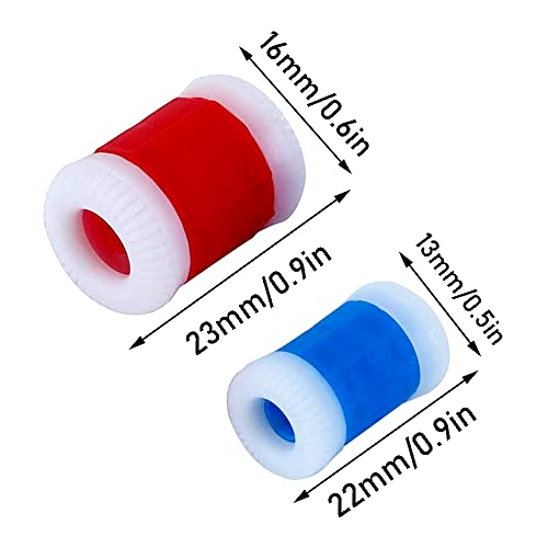 10 Pcs 2 Sizes Plastic Knit Counter Knitting Crochet Stitch Marker Row Counter for Recording The Number of Weaving Rows