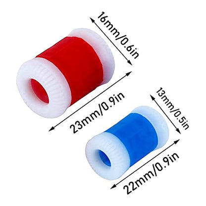 10 Pcs 2 Sizes Plastic Knit Counter Knitting Crochet Stitch Marker Row Counter for Recording The Number of Weaving Rows