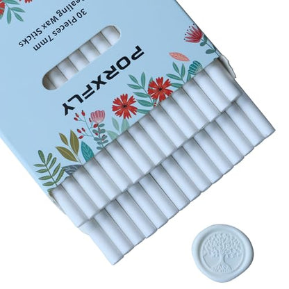 30 Pieces 7mm Sealing Wax Sticks for Glue Gun