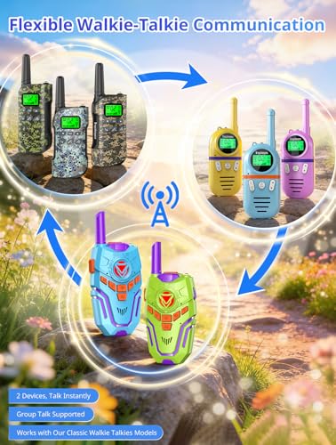 AI Walkie Talkies for Kids Rechargeable