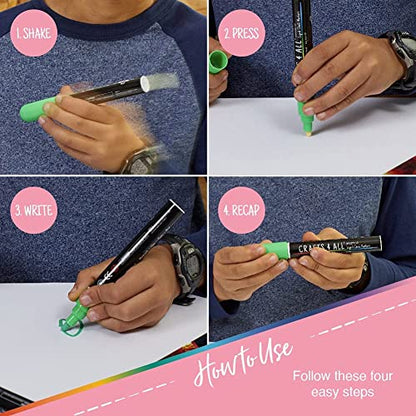 Liquid Chalk Markers for Blackboard Signs (13 Count)