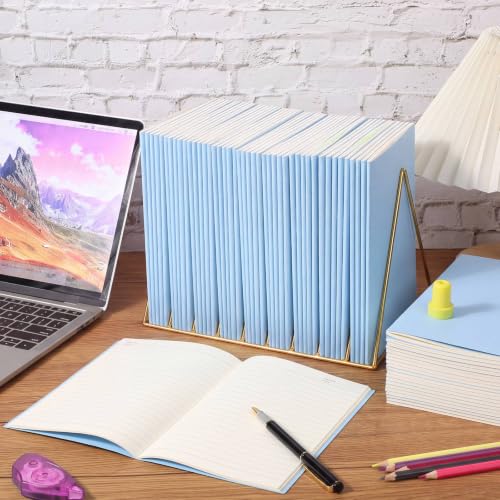 100 Pack A5 Composition Notebooks Bulk 5"x8" Notebooks Blue
