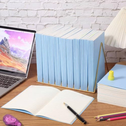 100 Pack A5 Composition Notebooks Bulk 5"x8" Notebooks Blue