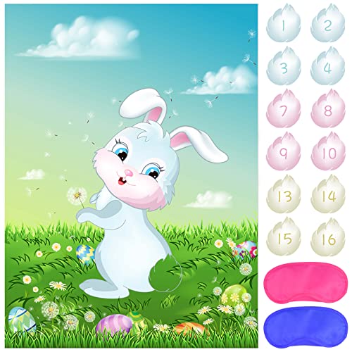 Pin The Tail on The Bunny Game for Birthday Party
