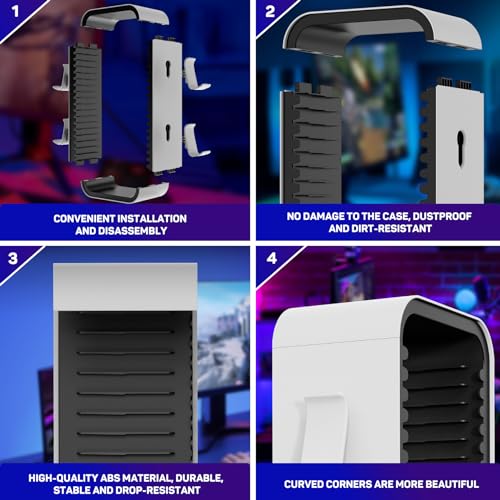 Game Storage Tower【15.8INCH】 Compatible with PS5