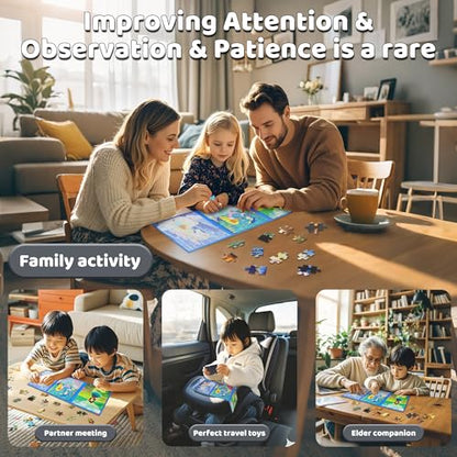 Magnetic Puzzles for Toddlers 3 (60 Count)