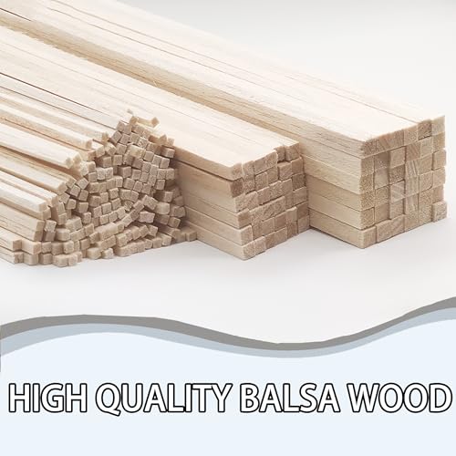 222Pcs Balsa Wood Sticks (222 Count)
