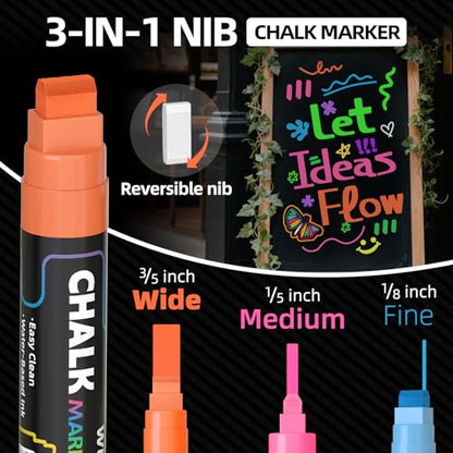 8 Colors Liquid Chalk Markers (8 Count)