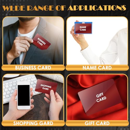 100Pcs 0.45 Metal Business Cards Aluminum Laser Engraving Blanks