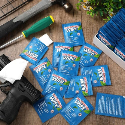 100 Pack Lead Remover Wipes for Shooting Hand Surface (100 Count)