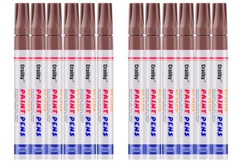 Brown Paint Markers (12 Count)
