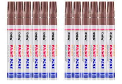 Brown Paint Markers (12 Count)