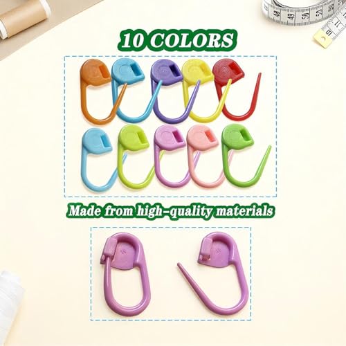 150PCS Locking Stitch Markers with Storage Box (150 Count)