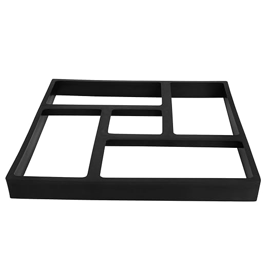 Paving Mold Reusable Paving Mould Stone Path Maker Cement Brick Mold Concrete Forms Paver Mold Stepping Stones Kit Garden Flooring Floor Tile Mould Template Plastic Outdoor
