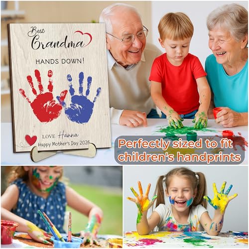 Personalized Hands Down Best Dad Ever Handprint Kit with Paint