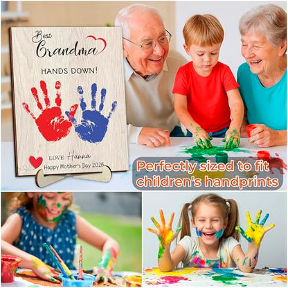 Personalized Hands Down Best Dad Ever Handprint Kit with Paint