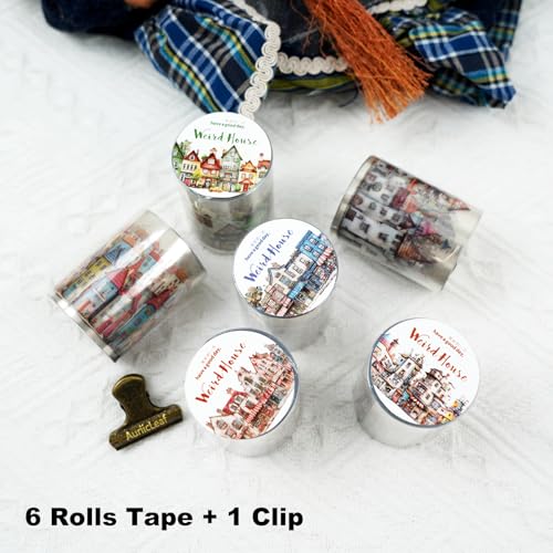 Weird House PET Tape Set with Clip (7 Count)