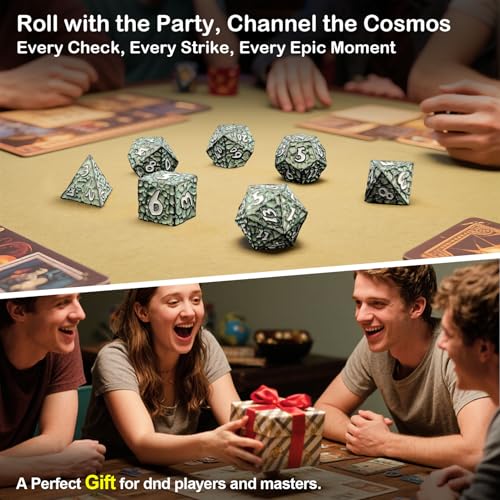 Metal DND Dice Set (8 Count)