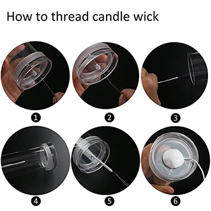 2PCS Pillar Candle Mold