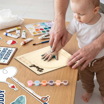 3D Father's Day Baby's Handprint Art Craft