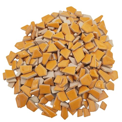 1.1LB Irregular Ceramics Mosaic Tiles (350 Count)